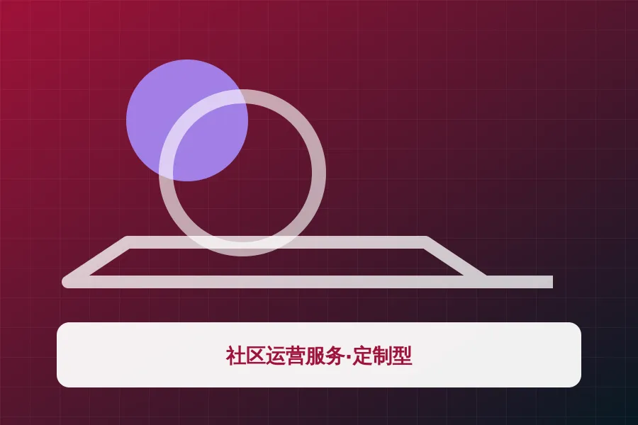 社区运营服务·定制型应用示意图